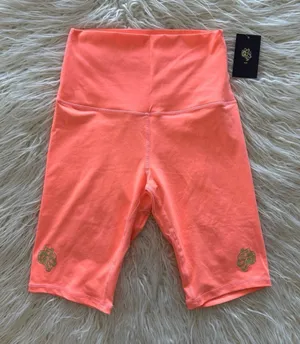 Darc Sport SHE Wolf Head Biker Shorts Neon Blood Size Small thumbnail 1