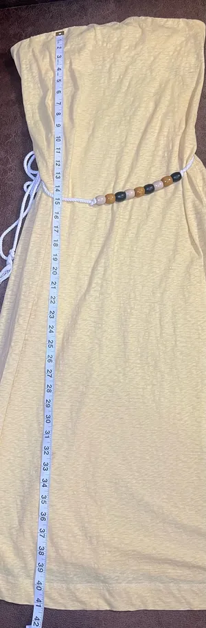 Free People Beach Women’s Small Peyton Maxi Tube Dress New NWT Pineapple Slice thumbnail 6