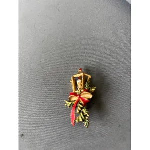 Vintage 70s 80s Jewelry Lot Christmas Kitsch Wreath‎ Earrings Brooches Pins thumbnail 10