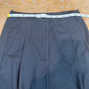 Meshki Adina Linen Blend Pants Wide Leg‎ Black Size Small thumbnail 6