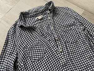 Merona Plaid 1/2 Button Up thumbnail 9