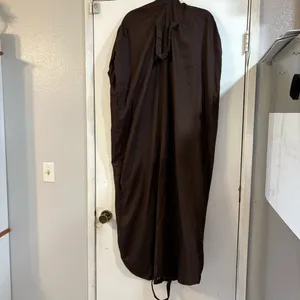 GUCCI Brown Travel Dress Suit Garment Bag Zipper Long Protective Sleeve Logo thumbnail 3