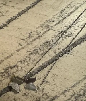 Butterfly Sterling Silver Necklace thumbnail 1