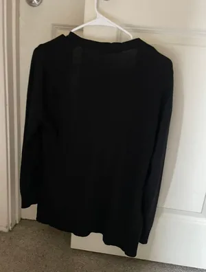 Black Cardigan Sweater thumbnail 2