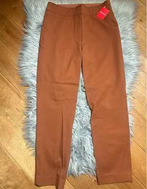 Spanx On The Go Ankle Slim Straight Pant Bronze Glow Size Medium thumbnail 4