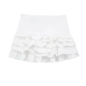 NWT Zara white ruffled skort. Size XL thumbnail 2