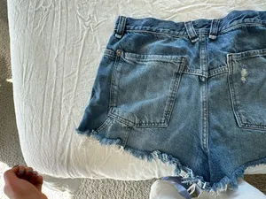 Free People Jean Shorts Denim thumbnail 2