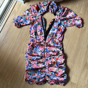 For Love & Lemons Floral Puff Sleeve Mini Dress thumbnail 4