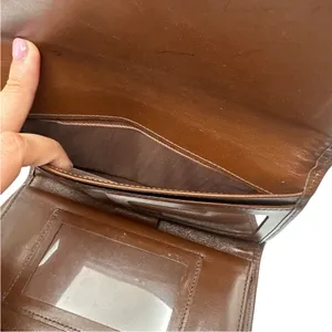 Vintage DOONEY & BOURKE Brown and Cream Wallet thumbnail 12