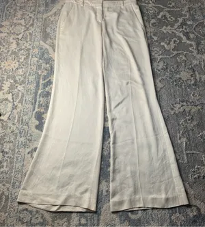 Theory Cream Wide-Leg Pants thumbnail 1