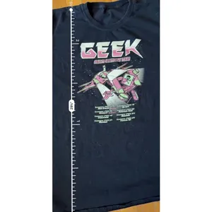 Geek Multiverse Tour Graphic Tee Retro Sci-Fi Gamer Nerd Shirt Black Size XL thumbnail 3