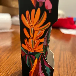 Farm Rio Starbucks Green Floral Keychain thumbnail 4