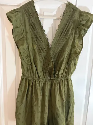American Eagle Garden Party Wrap Romper thumbnail 2