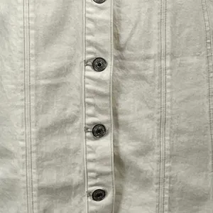 NEW Abercrombie & Fitch Cream Sleeveless Mini Tank A-Line Sheath Shirt Dress S thumbnail 2