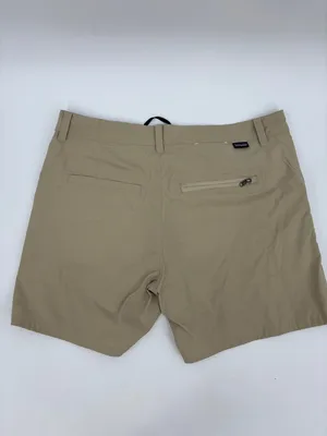 Patagonia Women’s Tan Flat-Front Drawcord Shorts thumbnail 5