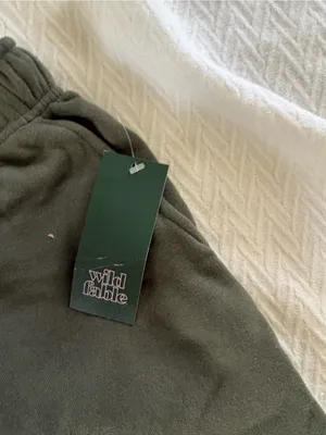 Wild Fable Women's Olive Sweatpant Shorts thumbnail 3