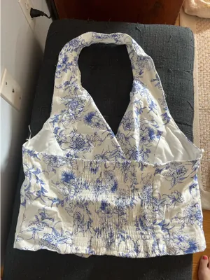 Jason Wu Linen Halter Top thumbnail 2