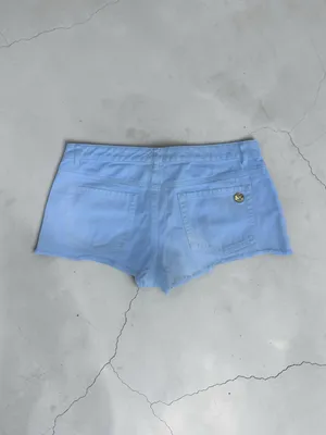 MICHAEL Michael Kors White Denim Cutoff Shorts Sz 8‎ Raw Hem Summer Short Shorts thumbnail 10