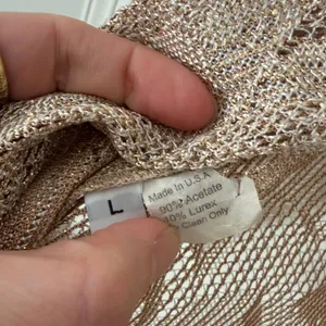 Vintage Lace Open Front Cardigan Jacket in Taupe large thumbnail 2