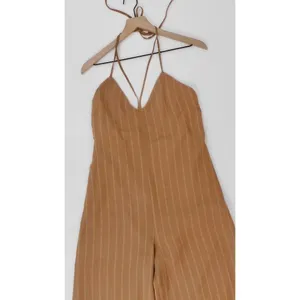NWT!! HOUSE OF HARLOW 1960 x Revolve‎ Paolo Jumpsuit Tawny Brown Festival Large thumbnail 3