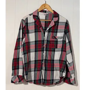 Victoria’s Secret Plaid Flannel Pajama Set Women’s Large thumbnail 2