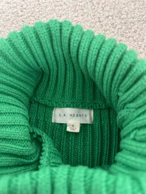 PacSun Green Cropped Sweater thumbnail 3