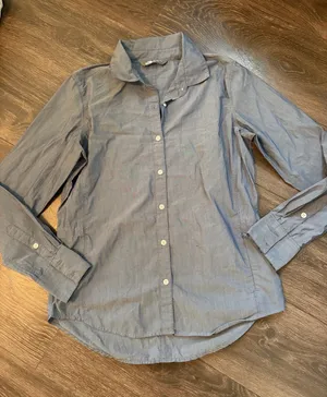 The North Face Light Blue/Denim Long-Sleeve Button-Down Shirt Med thumbnail 1