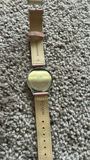 Pink Coach Watch Leather Band thumbnail 5