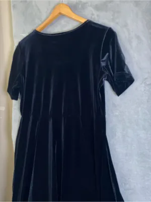 90s grunge Velvet Witchy Whinsigoth Halloween Fall‎ dress size Large thumbnail 13