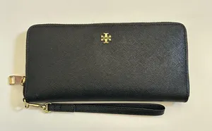 Tory Burch sapphire leather wallet black thumbnail 11