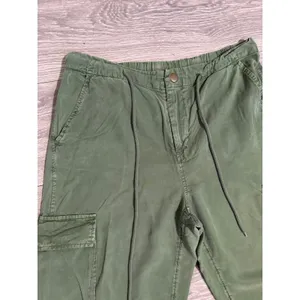 Universal Threads Women Cargo Pants 6 Olive Green Lyocell High RiseUtility Toggle thumbnail 9