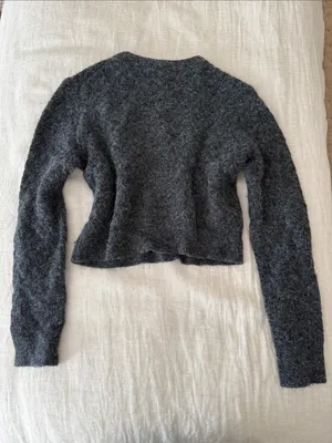 lululemon athletica Charcoal Alpaca Crewneck Sweater thumbnail 4