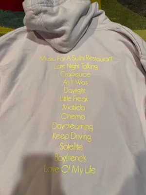Harry Styles Love On The Tour Concert Series Lavender Hoodie Sweatshirt Merch thumbnail 5