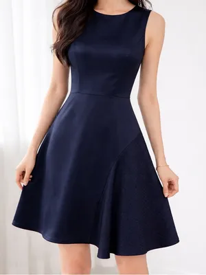 NWT Club Monaco Dallyce Dress Navy Size 00 Minimalist‎ Flowy Effortless Elegant thumbnail 1