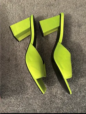 Smash Women’s Jennifer Block Heels Mule Square Toe Sandals Size 11M thumbnail 5