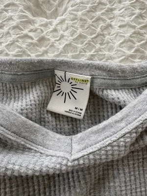 Aerie Waffle T Shirt thumbnail 2
