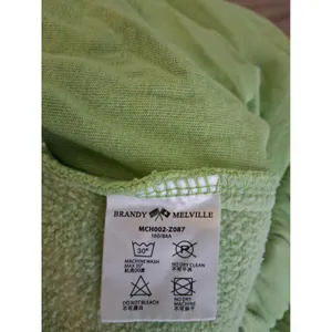 Brandy Melville Lime Green Rosa Sweatpants Joggers Fleece One Size thumbnail 9