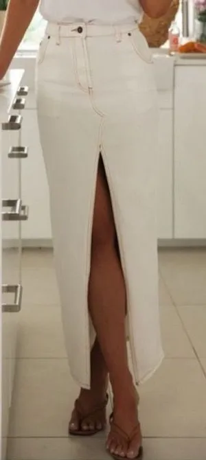 LIONESS long denim skirt M thumbnail 1
