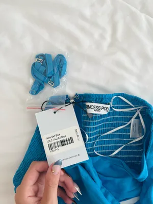 NWT Princess Polly strapless crop top thumbnail 4