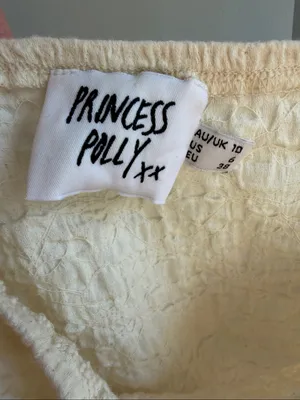 Princess Polly Cream Textured Halter Cami thumbnail 4