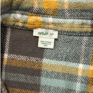 Aerie Plaid Flannel Button Shirt Oversized Cabin Core Indie Sleaze Grunge thumbnail 5