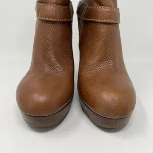 Juicy Couture Serena Boots Women's Size 9.5 Buckle Platform‎ Ankle Brown Booties thumbnail 5