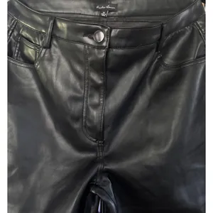 Title: Hunter & Brown Black Faux Leather Straight Leg Pants XL thumbnail 5