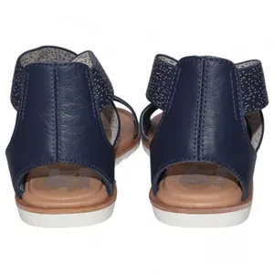 SOREL Women's Ella II Leather Sandals, Nocturnal Blue Multiple Size US 6.0 NEW thumbnail 6