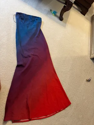 (Hello Molly) Reverse Clothing - Purple to Red Ombre Maxi Dress Size M Brand new with tag thumbnail 8