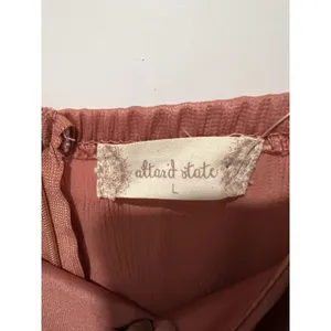 Altar'd State Womens Sleeveless Wrap Mini Dress Britta Large Dusty Mauve NWT $70 thumbnail 3