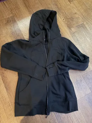 lululemon athletica Black Full-Zip Scuba Hoodie thumbnail 2