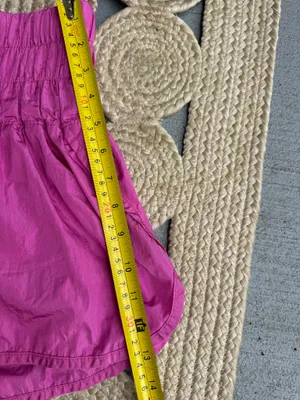 FP Movement The Way Home Hot Pink Smocked High Rise Shorts S thumbnail 6