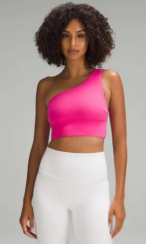 Lululemon Align Asymmetrical Crop Top‎ Sports Bra one Shoulder Size 4 thumbnail 1