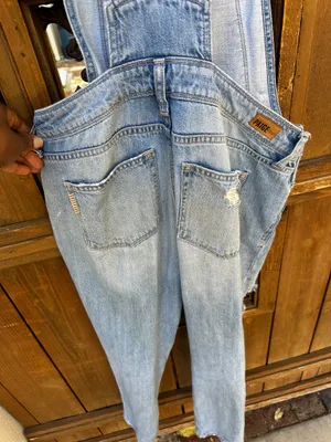 Anthropologie Paige Noella Distressed Jean Overalls Sz 25 #Boho #grunge #hippie thumbnail 3